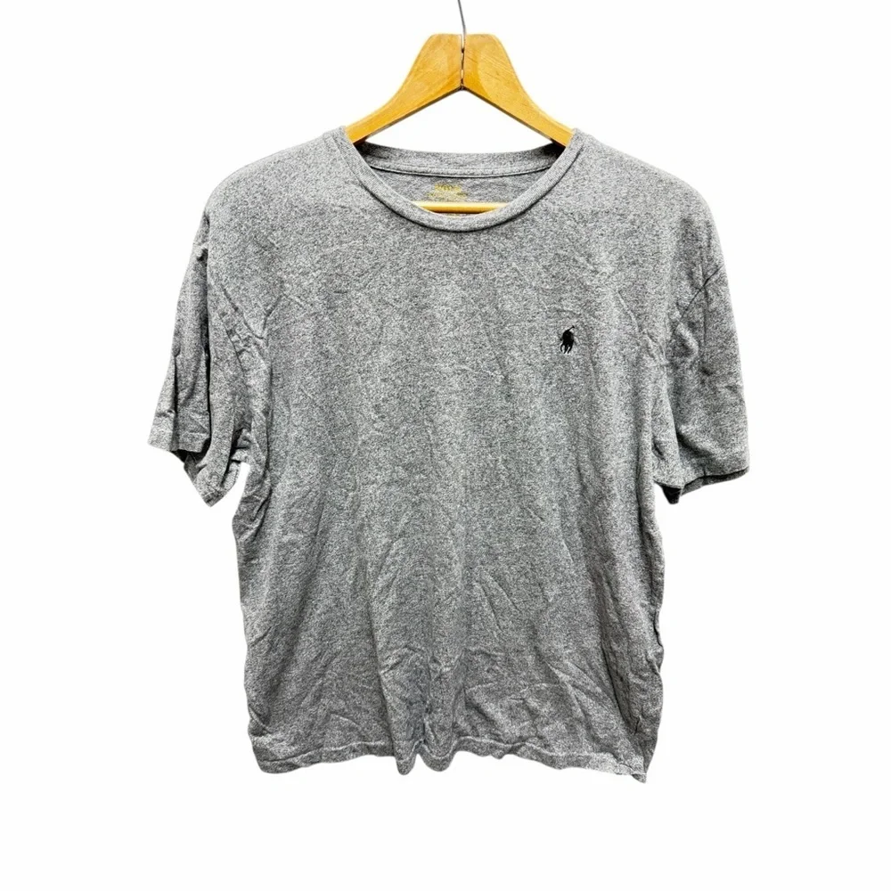 Polo by Ralph Lauren Gray Short Sleeve Tee large